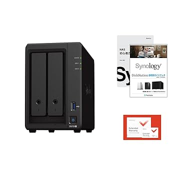 Amazon.co.jp: Synology NASキット 2ベイ 拡張可 DS723+【延長
